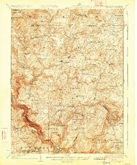 Bruceton 1926 topographic map thumbnail