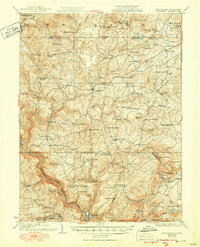 Bruceton 1933 topographic map thumbnail