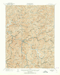 Burnsville 1925 topographic map thumbnail