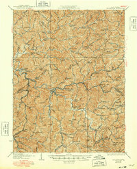 Burnsville 1927 topographic map thumbnail