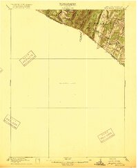 Capon Bridge 1916 topographic map thumbnail