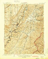 Cass 1924 topographic map thumbnail