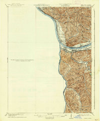 Ceredo 1913 topographic map thumbnail