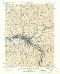 Charleston 1931 topographic map thumbnail