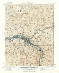 Charleston 1931 topographic map thumbnail