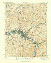 Charleston 1931 topographic map thumbnail
