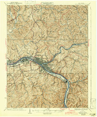 Charleston 1935 topographic map thumbnail