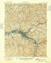 Charleston 1935 topographic map thumbnail
