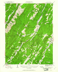Circleville 1922 topographic map thumbnail