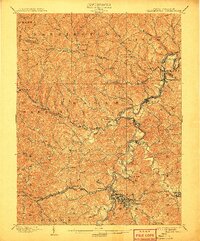 Clarksburg 1902 topographic map thumbnail