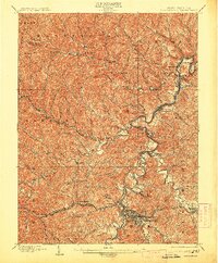 Clarksburg 1902 topographic map thumbnail
