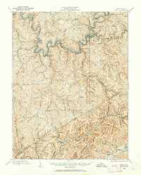 Clay 1908 topographic map thumbnail