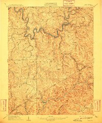 Clay 1910 topographic map thumbnail