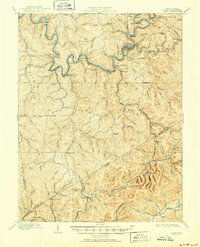 Clay 1910 topographic map thumbnail