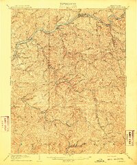 Clendenin 1909 topographic map thumbnail