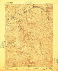 Clendenin 1909 topographic map thumbnail
