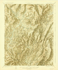 Clintonville 1923 topographic map thumbnail