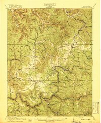 Cowen 1917 topographic map thumbnail