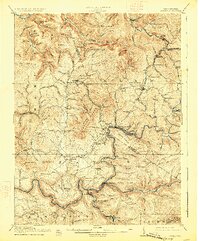 Cowen 1917 topographic map thumbnail