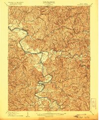 Elizabeth 1906 topographic map preview