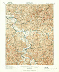 Elizabeth 1924 topographic map preview