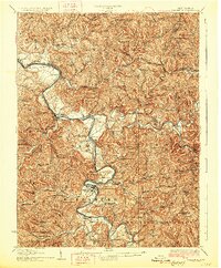Elizabeth 1926 topographic map preview