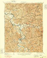 Elizabeth 1926 topographic map preview