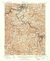 Fairmont 1923 topographic map thumbnail