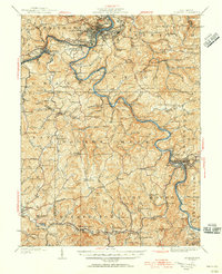 Fairmont 1923 topographic map thumbnail