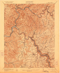Fayetteville 1910 topographic map thumbnail