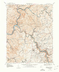 Fayetteville 1928 topographic map thumbnail