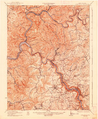 Fayetteville 1931 topographic map thumbnail