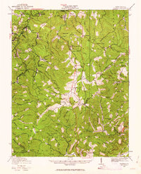 Flattop 1929 topographic map thumbnail