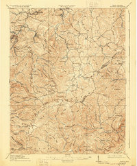 Flattop 1914 topographic map thumbnail
