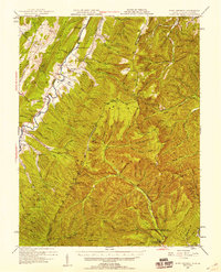Fort Seybert 1947 topographic map thumbnail