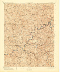 Gassaway 1910 topographic map thumbnail