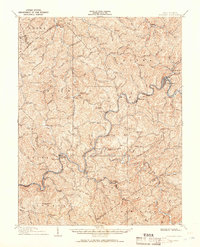 Gassaway 1910 topographic map thumbnail