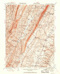 Gerrardstown 1937 topographic map thumbnail