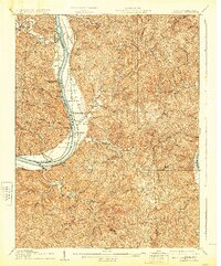 Glenwood 1908 topographic map thumbnail
