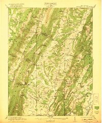 Greenland Gap 1921 topographic map thumbnail