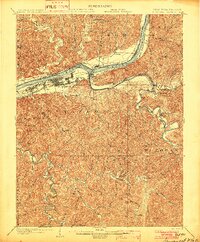 Guyandot topographic map thumbnail