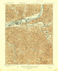 Guyandot 1902 topographic map thumbnail