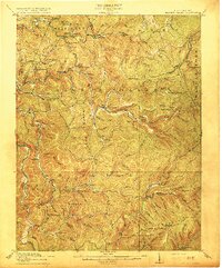 Hacker Valley 1915 topographic map thumbnail
