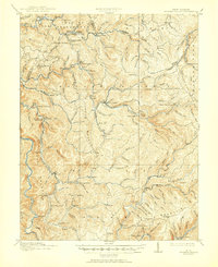 Hacker Valley 1915 topographic map thumbnail