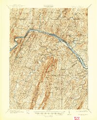 Hancock 1901 topographic map thumbnail