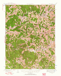 Harrisville 1924 topographic map thumbnail