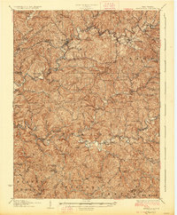 Harrisville 1926 topographic map thumbnail