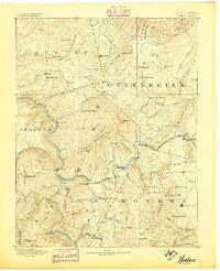 Hinton 1892 topographic map thumbnail