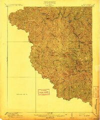 Iaeger 1912 topographic map thumbnail