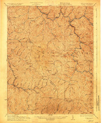Iaeger 1927 topographic map thumbnail